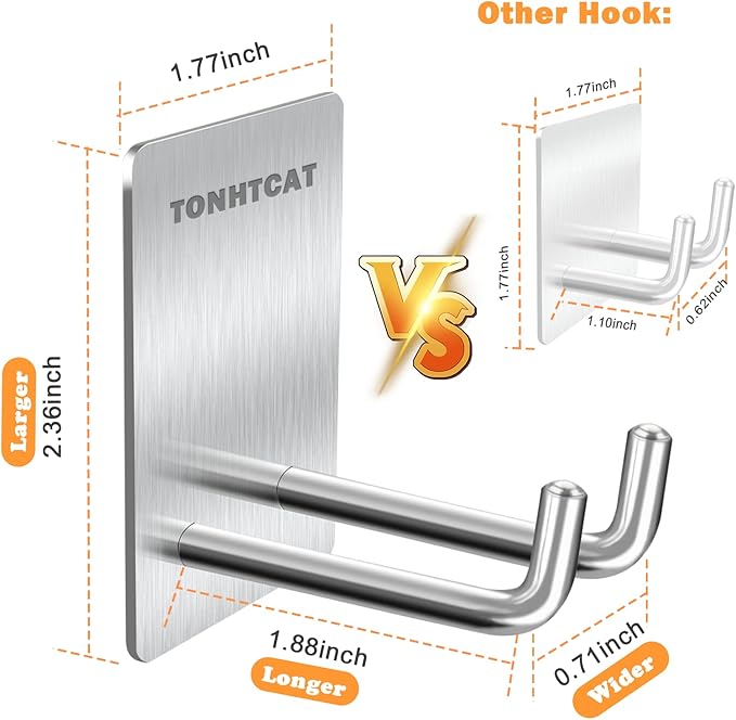 TONHTCAT Adhesive Hooks - Thumbnail 2